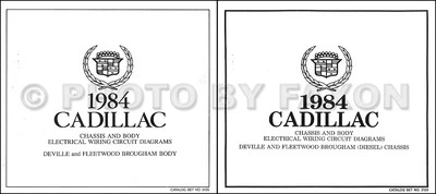 Diagramma Elettrico Set Wiring Diesel Cadillac Deville Fleetwood 1984 COLOR - Immagine 1 di 2