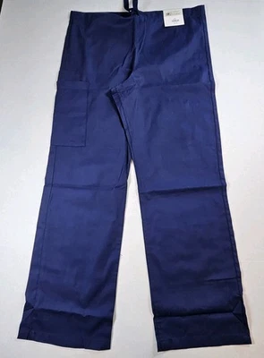 Uniform Advantage UA Scrubs Pants XS/S Navy Drawstring Unisex 35N Classic - NEW - Image 1 of 4