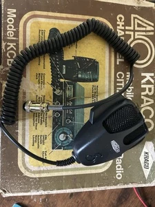 Mikrofon radiowy General Electric / Midland CB z lat 70. z początku lat 80. modele - Zdjęcie 1 z 3