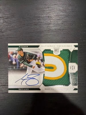 2021 Panini National Treasures  Daulton Jefferies RPA 10/99 A’s - Image 1 of 2