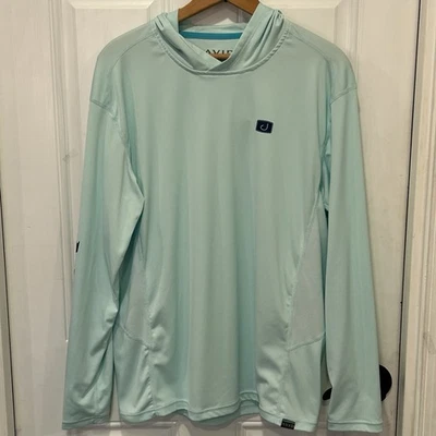 Avid Sportswear Kinetic Hooded AVIDry Long Sleeve Shirt, Size L, UV protection - Image 1 of 4