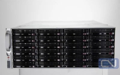 Supermicro CSE-847 SAS2 X9DRi-LN4F+ Dual E5-2637v2 128GB 36-Bay *No Right Ear* - Image 1 of 4