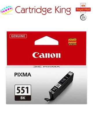 Canon CLI-551 Printer Ink Cartridge Black for PIXMA MG5650 - Image 1 of 4