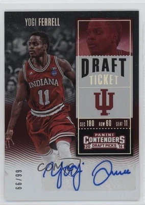 2016 Contenders Draft Picks College Ticket /99 Yogi Ferrell #168 Rookie Auto RC - Image 1 of 2