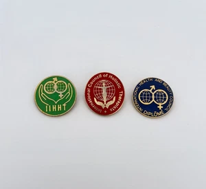Health & Holistic Therapies Council International Institute Pin Badges - Picture 1 of 7