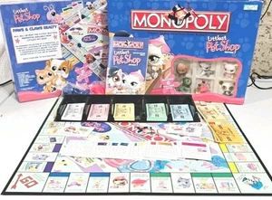 Monopoly Littlest Pet Shop Edition. Hasbro 2008. 100% Complete - Picture 1 of 4