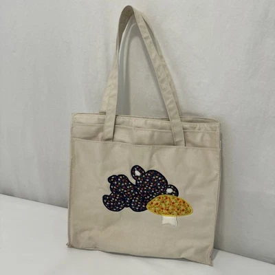 Bolso de Hombro Vintage Años 80 Retro Bordado Patchwork Champiñón Oso de Peluche Foto 1 de 4