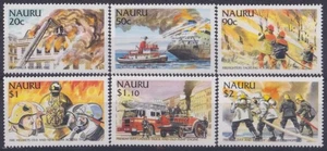 F-EX56229 NAURU MNH 1990 INTERNATIONAL FIREFIGTHING CAR. - Picture 1 of 2