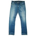 Jack & Jones Stretch Men's Jeans Pants Slim Straight 32/34 W32 L34 Used Blue Top