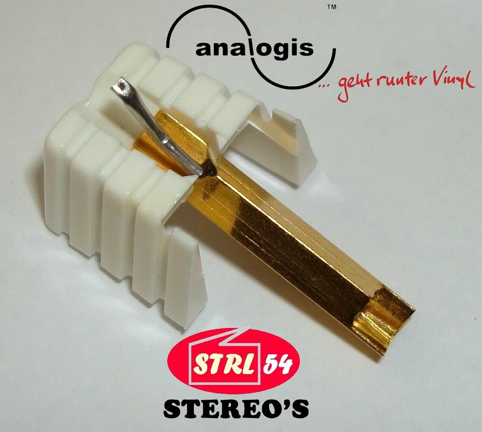 COM ANALOGIS N77 White stylet Analogis pour SHURE M77 M33-7 N33-7 M33-5 N99D pointe sphérique