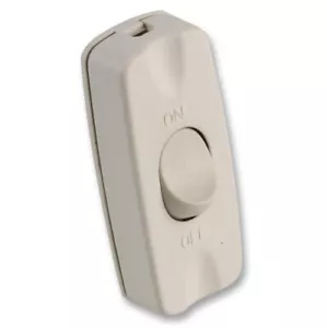 Lámpara de mesa de escritorio con interruptor de encendido y apagado blanco en línea 2 núcleos 2A - Imagen 1 de 3