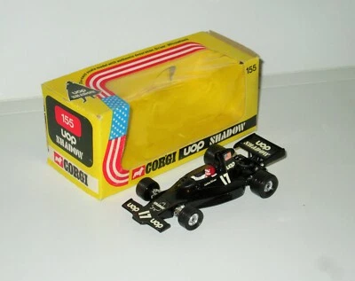Vintage CORGI Diecast No.155 UOP SHADOW F1 Racing Car - Jackie Oliver - MIB  - Image 1 of 2