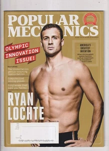 Popular Mechanics July August 2016 Ryan Lochte, Olympic Innovation Issue (Magaz - Picture 1 of 1