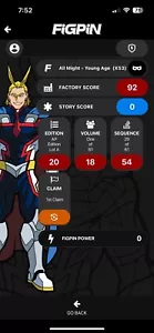 Figpin XL My Hero Academia All Might Young Age #X53 künstlerisch unbedenklich AP - Bild 1 von 2