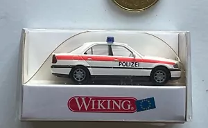 Y213 WIKING 1:87 PKW MB C 200 POLIZEI Österreich W 202 C Class OVP 10403 H0 W202 - Bild 1 von 7