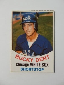 TARJETA DE BÉISBOL BUCKY DENT 1977 HOSTESS #91 CHICAGO WHITE SOX - Imagen 1 de 2