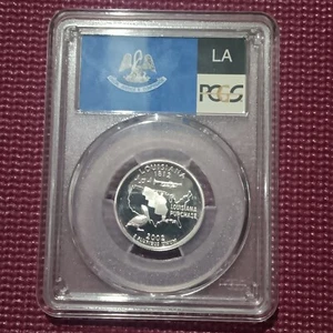 2002 S 25C Silver Louisiana Quarter PCGS PR70DCAM - Picture 1 of 2