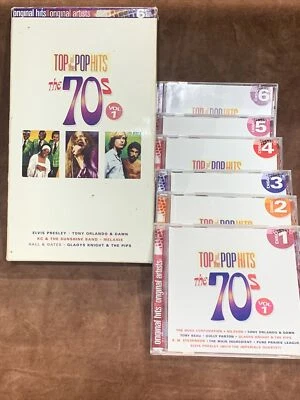 TOP OF POP HITS The 70s Vol 1 VARIOUS ARTIST  6 CD SET - Imagem 1 de 4