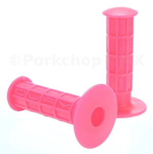 Oury Classic BMX full waffle bicycle grips - NEON PINK - Picture 1 of 1