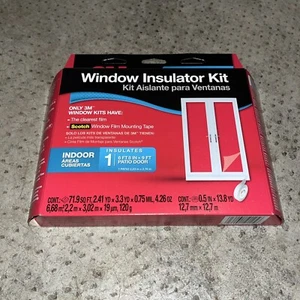 3M Window Insulator Kit for 1 Indoor Patio Door (6ft 8in x 9ft) - Picture 1 of 2