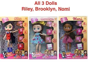 Boxy Girls Riley, Brooklyn, Nomi Dolls with 12 Fashion Surprises & Accessories - Picture 1 of 4