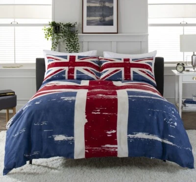 DEYONGS 1846 Deyongs Union Jack Club Cotton Duvet Cover Set
