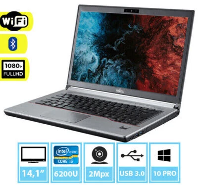 Fujitsu LifeBook E746 14 Zoll Intel Full HD SSD i3-6100U DVD Windows 10 - Bild 1 von 4