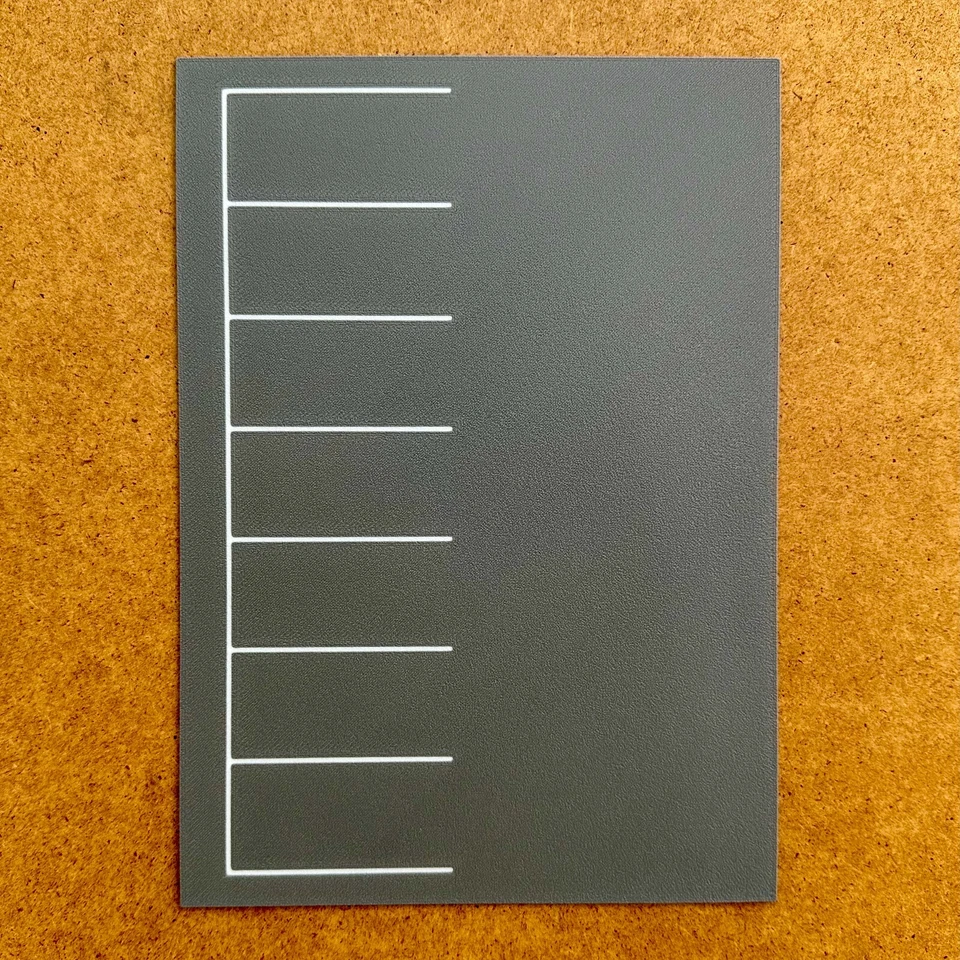 Lote de estacionamiento Hot Hobby RoadScapes escala HO, 7 puestos laterales blancos (240 x 170 mm) Foto 1 de 1