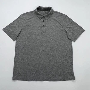 LAND END Herren Größe: Medium Kurzarm Space Dye Polo Farbe: SPACE GRAU - Bild 1 von 5