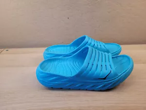 HOKA One One Sandale ORA Recovery türkis blau Schlappen Schuhe Herren Größe 12 - Bild 1 von 12