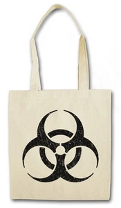 BIOHAZARD VINTAGE SYMBOL Hipster Shopping Cotton Bag - Big Contamination Bang - Bild 1 von 1