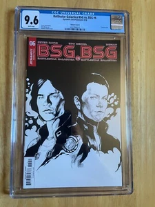 BATTLESTAR GALACTICA: BSG VS BSG #6! ROBERTO CASTRO SKETCH COVER E! CGC 9.6! - Picture 1 of 4