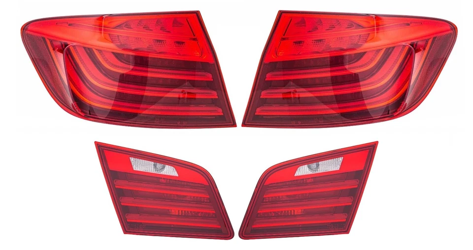 Kit de luces traseras interiores y exteriores Hella izquierda y derecha para BMW F10 528i 535d 535i M5 Foto 1 de 1