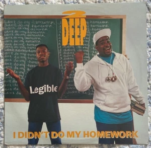 2 DEEP "I Didn't Do My Homework" 12" Scarce '90 Hip-Hop on COLD CHILLIN' VG+ - Picture 1 of 2