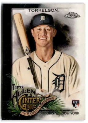 2022 Topps Allen & Ginter Chrome #208 Spencer Torkelson RC  Detroit Tigers  - Image 1 of 2