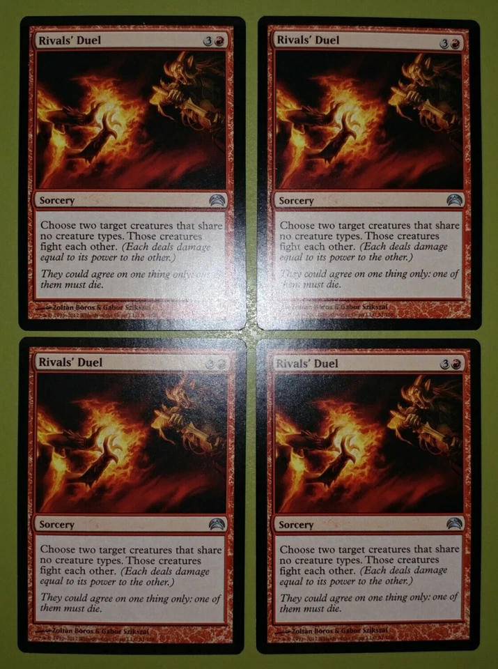 Rivals' Duel x4 Planechase 2012 4x Playset Magic the Gathering MTG - Image 1 of 1