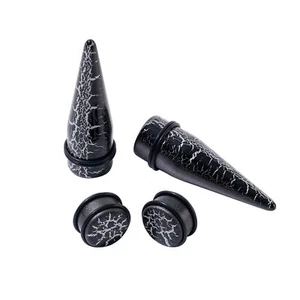 24Pcs 00G-20mm Big Ear Gauges Stretching Kit Acrylic Ear Tapers Plugs Expanders - Picture 1 of 21