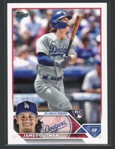 JAMES OUTMAN 2023 Topps Series 2 Baseball Dodgers Rookie Card #395 - Picture 1 of 2