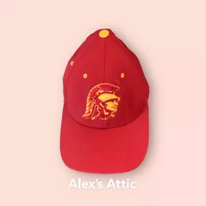 USC TROJANS hat cap university southern california football Size M L pre-owned - Picture 1 of 3