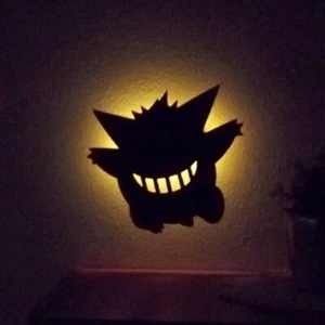 Toyo Case LED Wall Light Pokemon Gengar From japan NEW - Picture 1 of 6