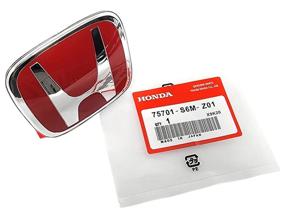 Emblema trasero Honda Acura insignia RSX DC5 rojo H tipo R TSX CL9 AJUSTE GD1 Foto 1 de 4
