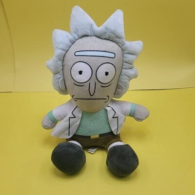 Rick 10” Pelúcia Rick and Morty - Licença Oficial Brinquedo Figura de Fábrica 2023 - Imagem 1 de 4
