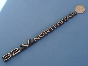 CADILLAC DEVILLE 32V NORTHSTAR TRUNK EMBLEM GM OEM 00 01 02 03 04 05 SEVILLE? - Foto 1 di 3
