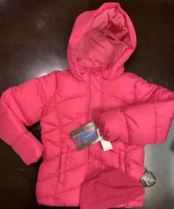 M 10/12 CB Sports Big Girls Puffer Coat-Size M10/12 Color-PINK/Fuchsia - Picture 1 of 3