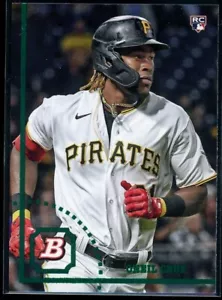 2022 Bowman Heritage Oneil Cruz IMMAGINE Variazione SP Rookie Pittsburgh Pirates #11 - Foto 1 di 2