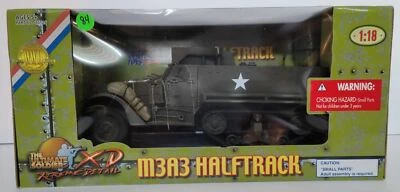 WWII M3A3 Halftrack 1:18 RARE 21st Century Toys Ultimate Soldier NIB - Image 1 of 4