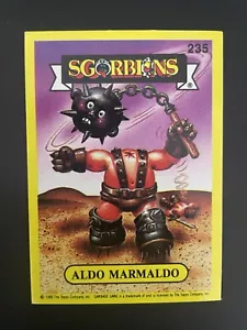 Sgorbions Serie 2 1990 Secchio Spazzatura Bambini GPK IKE Spike / MASON Mace - Foto 1 di 2