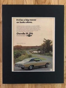 1968 Chevelle SS 396 Print-Ad/Matted & Ready to Frame or Hang As-Is! - Bild 1 von 1