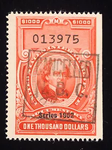 U.S: USED #R616 HANDSTAMP CV $75 - Picture 1 of 1