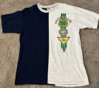 Vintage 90s Notre Dame Fighting Irish Football t shirt Large Single Stitch split